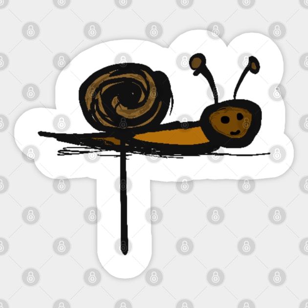 Lollipop Snail Sticker by Joker & Angel